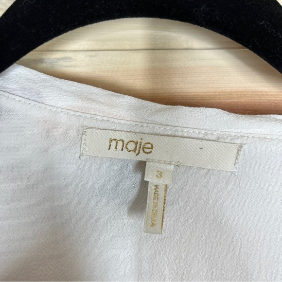 Maje floral pop over blouse - Picture 7 of 9